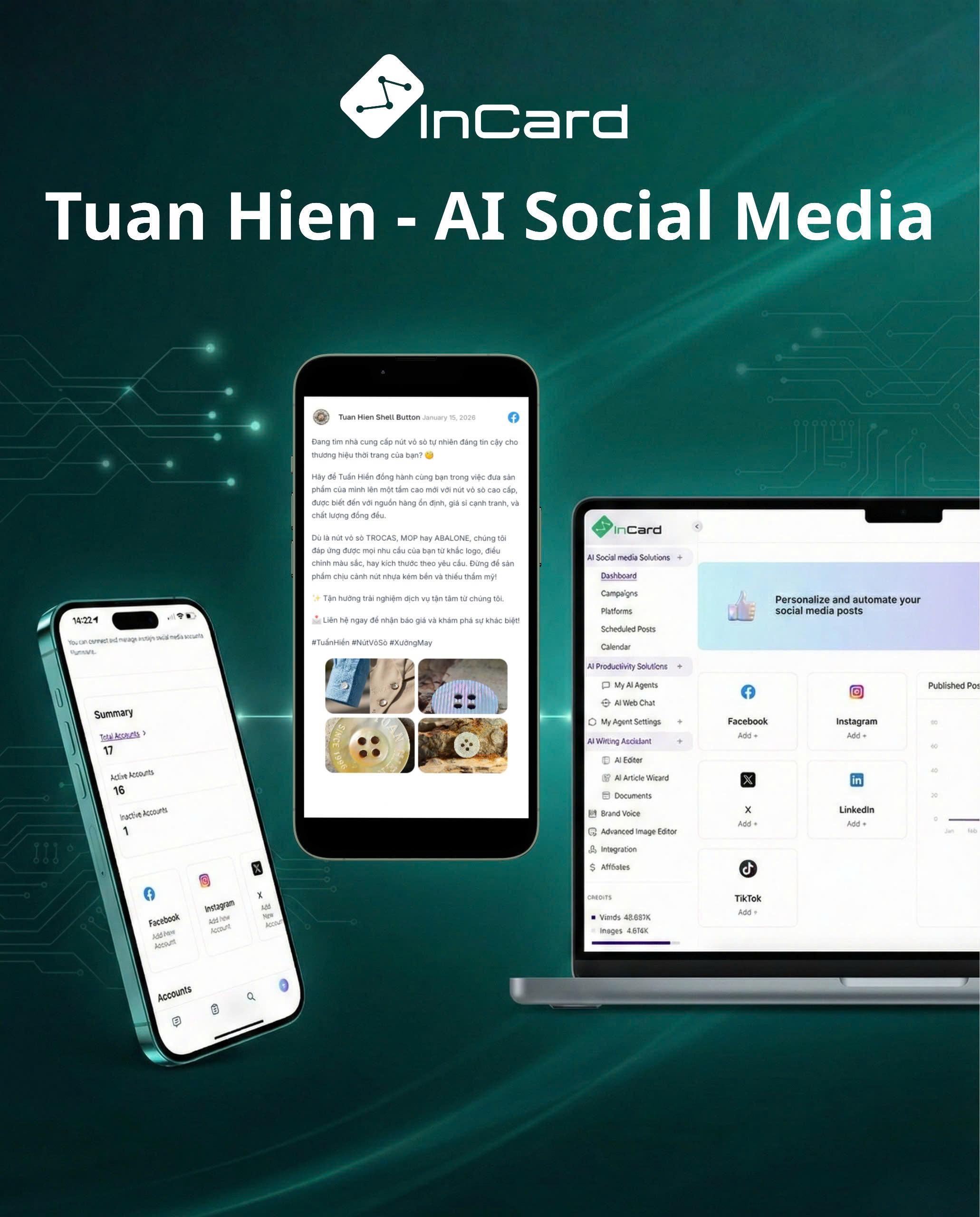 Tuấn Hiền Shell Button Case Study